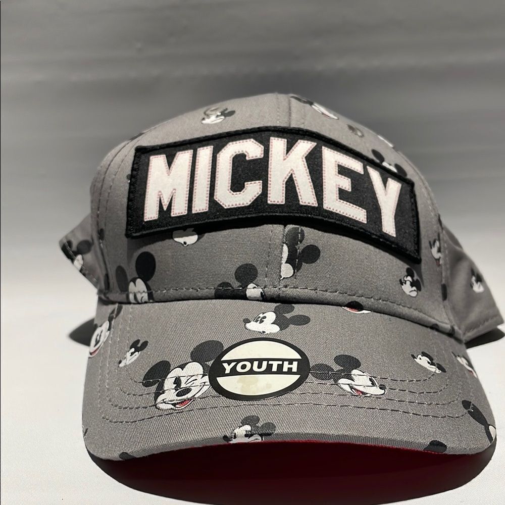 Disney Gray and Black Mickey Mouse Hat